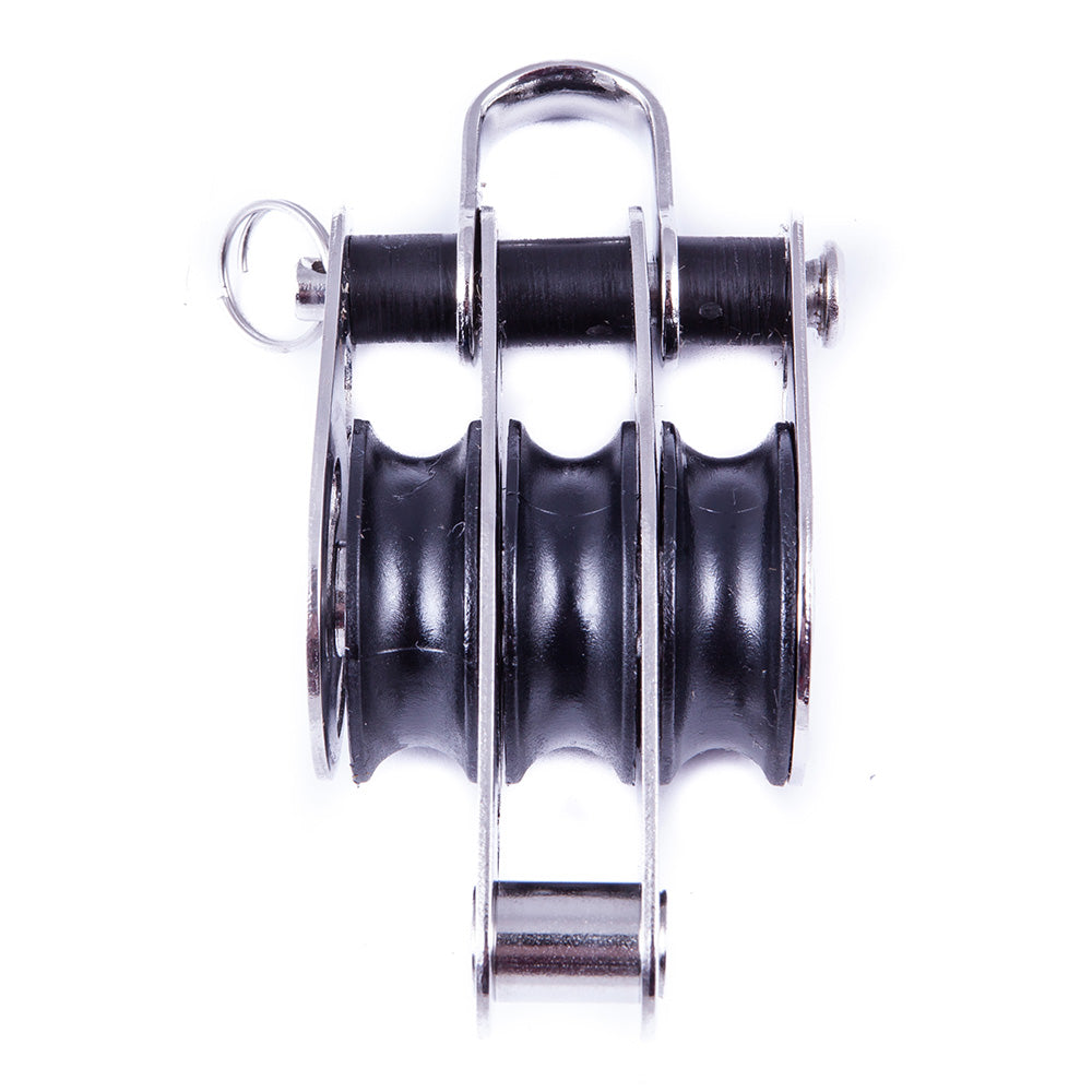 SeaSure 25mm Treble Block wCenter Becket 0032CRD