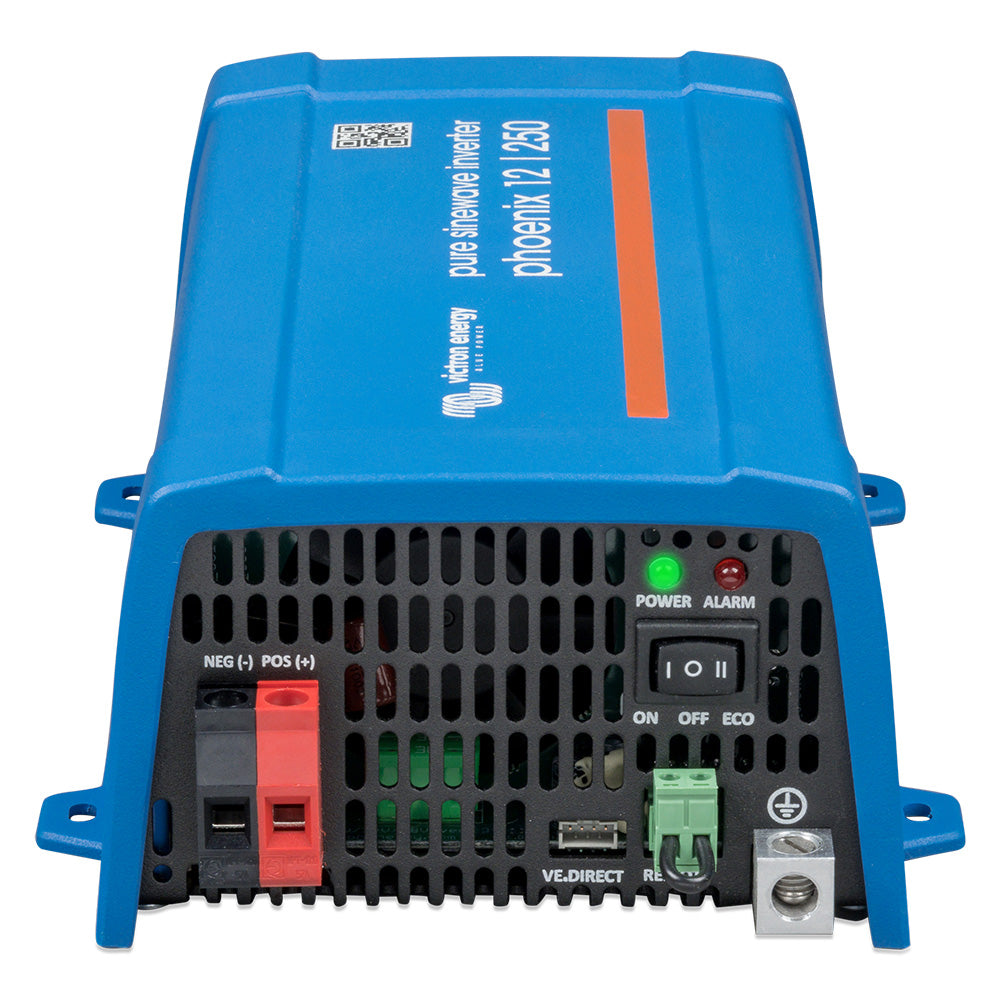 Victron Phoenix Inverter 12250  120V  VEDirect NEMA 515R  Single Outlet  200W PIN122510500