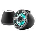 JL Audio M6 VeX Series 65 Enclosed Coaxial Speakers wRGB LED Lighting  Titanium Sports Grilles  M6650VEXMbSGmTii