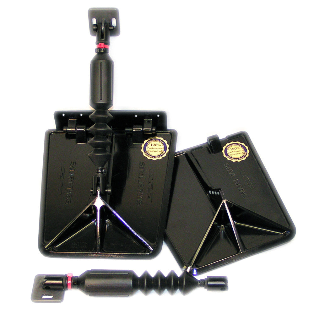 Smart Tab SX Composite Trim Tabs by Lectrotab 95 x 10 f1216 Boat w40  80HP  Black SX951040