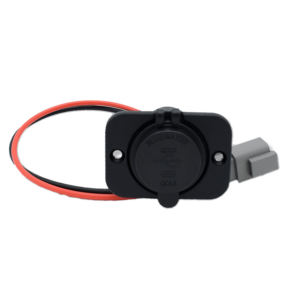 Bluewater USBUSBC wDeutsch Connector  Plate 60003005