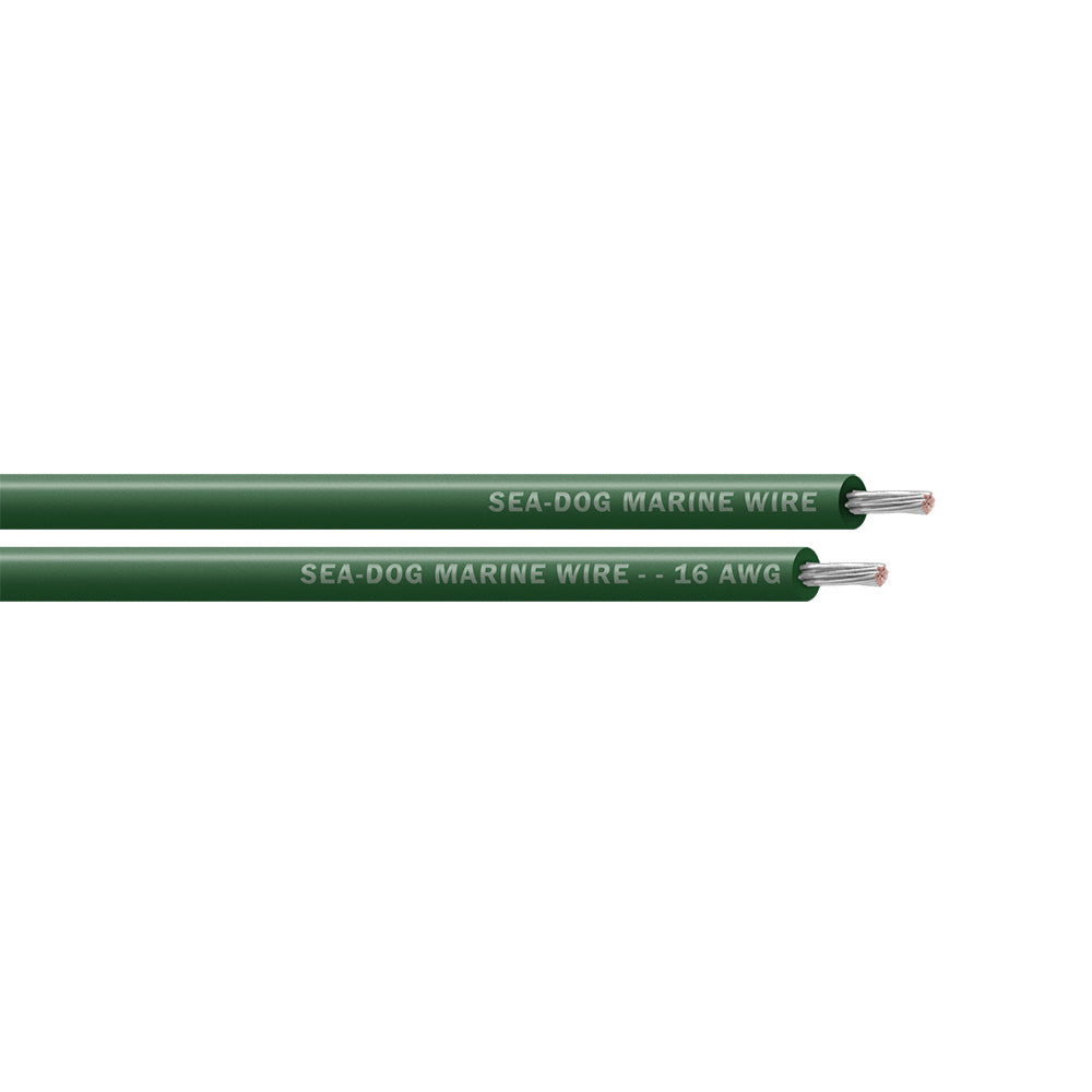 SeaDog 16 AWG Green Primary Wire  25 8016040