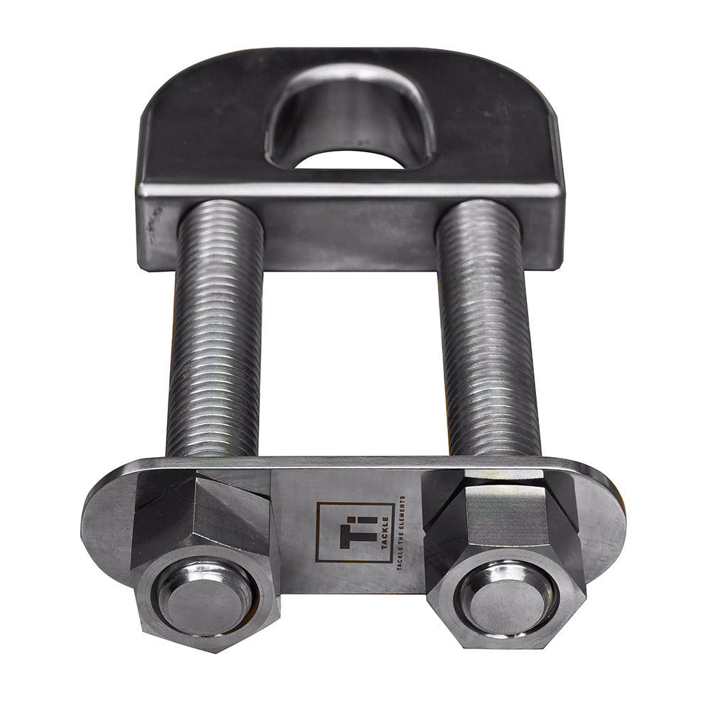TiTackle Titanium Transom D Ring  6 Long Stud TTTRANSOMDRING
