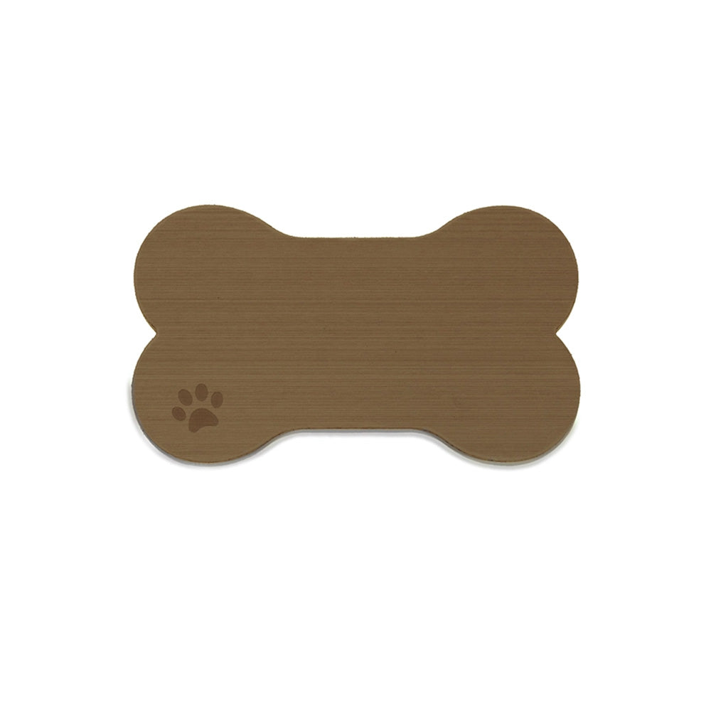 SeaDek Dog Bowl Mat  CappuccinoBlack  Small  12 x 21 6271391090