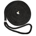 New England Ropes 34 Double Braid Dock Line  Black  25 C50542400025