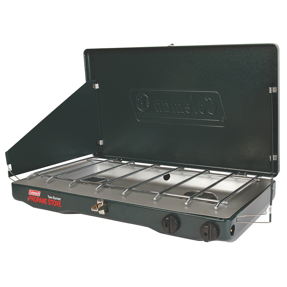 Coleman PerfectFlow 2Burner Classic Stove  Propane 2000037883