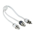TSpec V10 Series RCA Audio Y Cable  2 Channel  1 Male to 2 Females V10RY2
