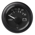 Veratron 52mm 2116 Viewline Voltmeter 1832V  Black Dial  Bezel A2C59512458