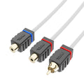 DS18 Marine Tinned OFC RCA Cable  2 Female to 1 Male  MOFCR2F1M