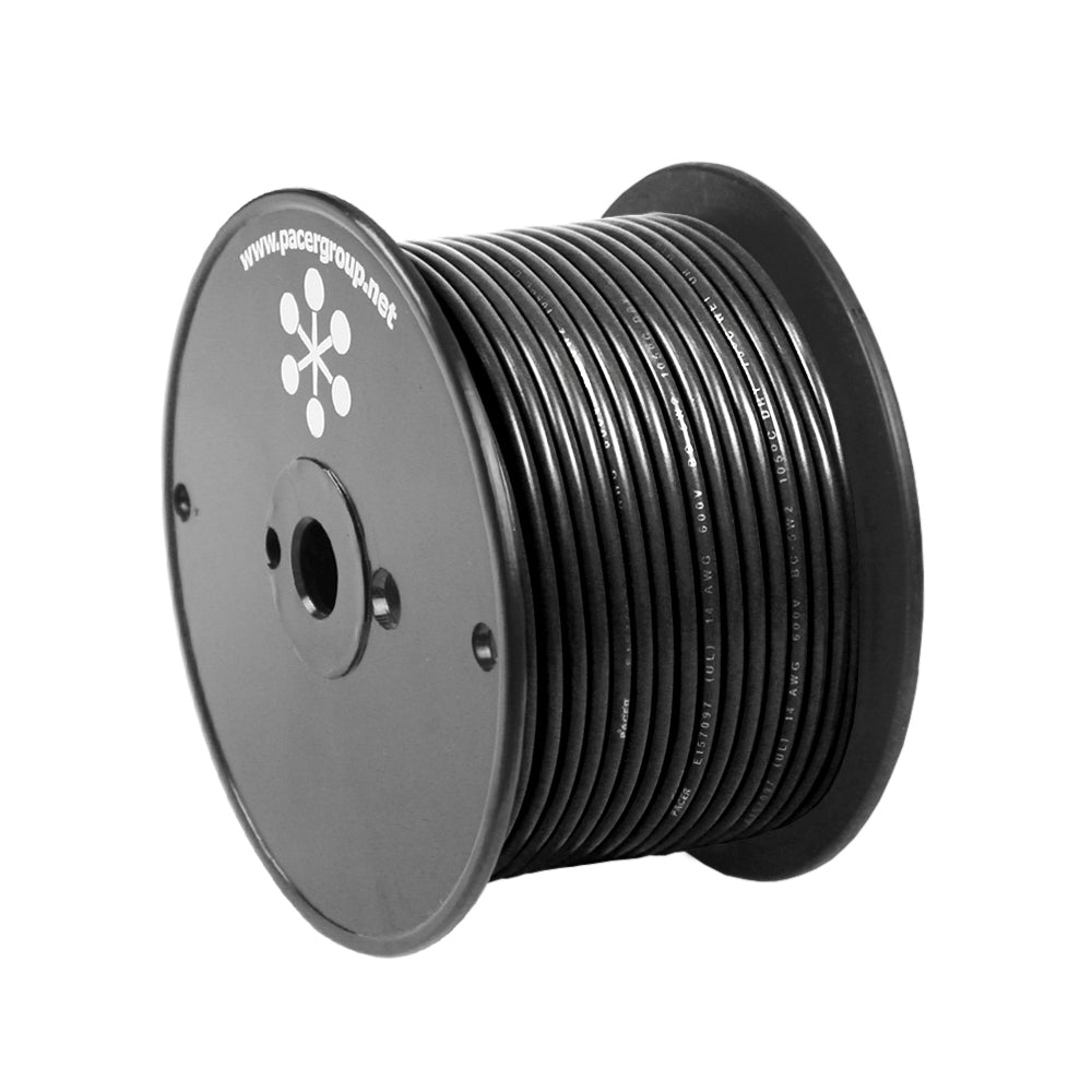 Pacer Black 16 AWG Primary Wire  100  WUL16BK100