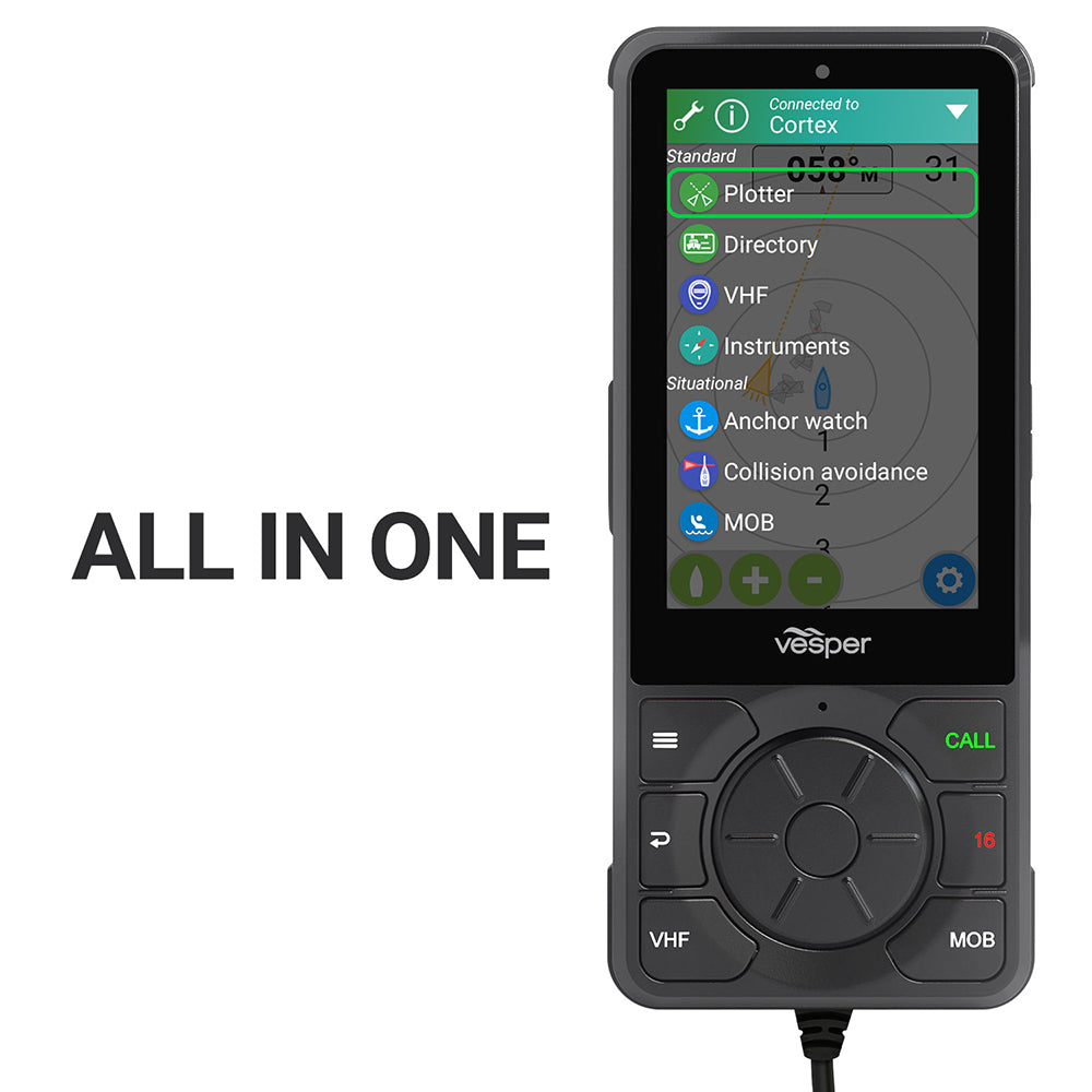 Vesper Cortex V1  VHF Radio wSOTDMA SmartAIS  Remote Vessel Monitoring  Works Worldwide  0100281420